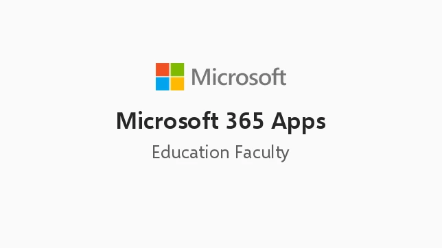 Microsoft 365 Apps (Education Faculty Pricing)