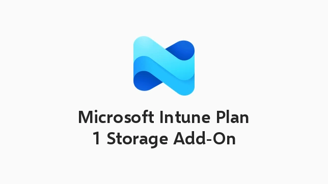 Microsoft Intune Plan 1 Storage Add-On
