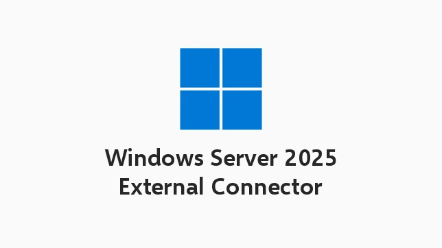Windows Server 2025 External Connector