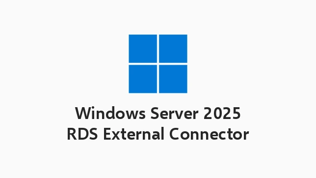 Windows Server 2025 Remote Desktop Services External Connector - License 1