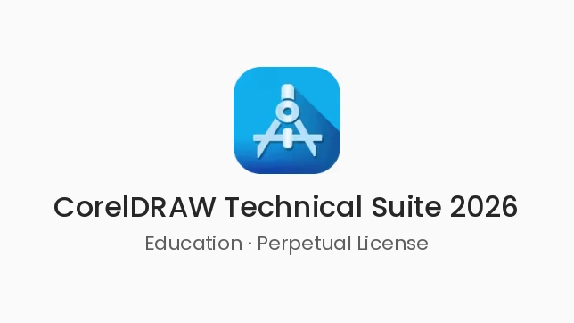 [LCCDTS2026EDU11] CorelDRAW Technical Suite 2026 Education Perpetual License