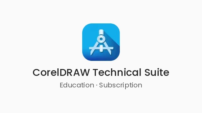 [LCCDTSSUBA11] CorelDRAW Technical Suite Education Subscription