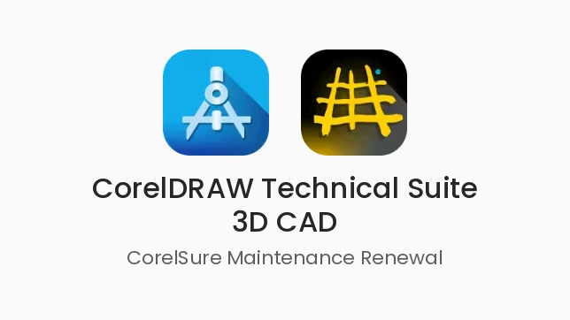 [LCCDTS3DCADMTRN11] CorelDRAW Technical Suite 3D CAD CorelSure Maintenance Renewal