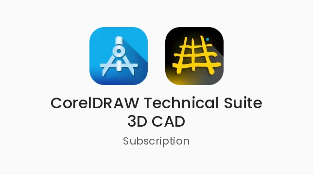 [LCCDTS3DCADSUB11] CorelDRAW Technical Suite 3D CAD Edition Subscription