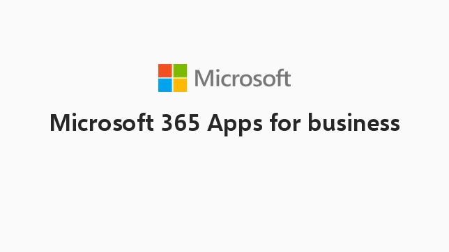 Microsoft 365 Apps for business